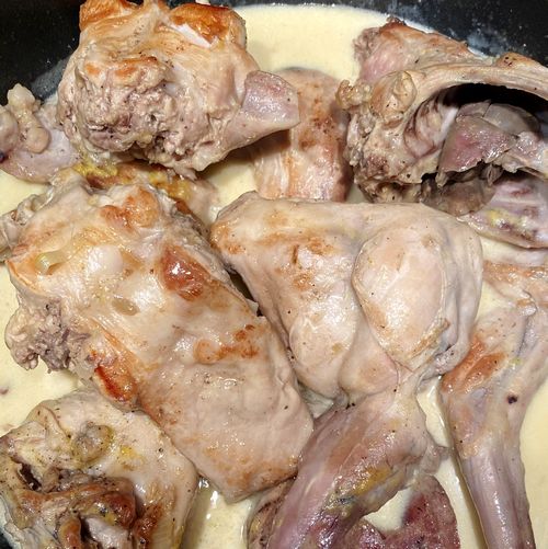 Lapin à la moutarde