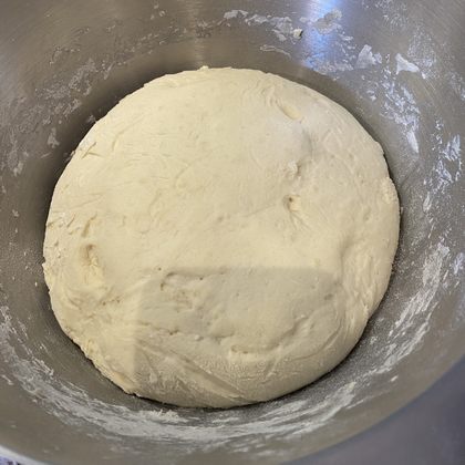 La pâte avant de la laisser reposer